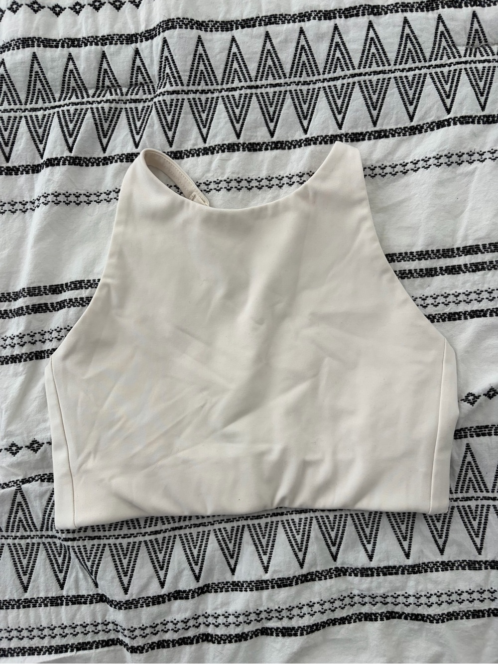 Topanga Halter Bra - Ivory (Girlfriend Collective)